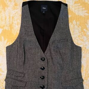 Grey & Black Tailored Women’s GAP Vest